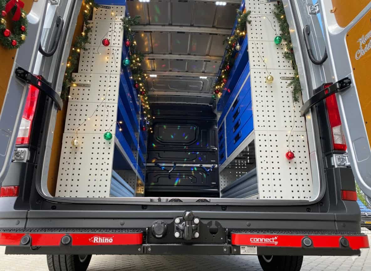 Slimme bedrijfswageninrichting van Bulters voor overzicht en werkcomfort